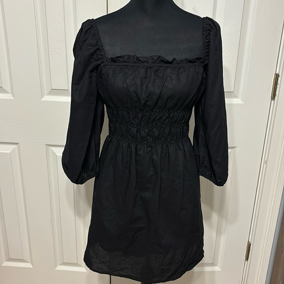 Charlie Holiday Boheme Smocked Mini Dress - Picture 1 of 11